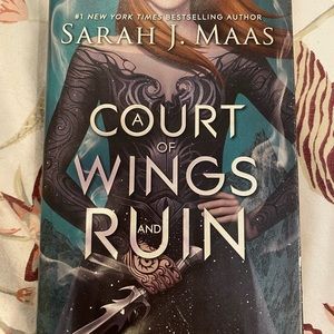 out of print cover of A Court of Wings and Ruin